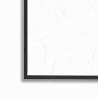 Stuple Industries јадат црно -бела графичка уметност црна врамена уметничка печатена wallидна уметност, 13x30