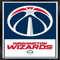 Вашингтон Визардс-Лого Ѕид Постер, 14.725 22.375