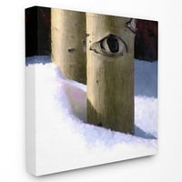 Колекцијата За Декор На Домот Ступел Снежно Јасика Сликарство На Очи Ѕидна Уметност