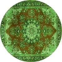 Ахгли Компанија Затворен Круг Персиски Зелен Традиционален Простор Килими, 5 ' Круг