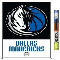 Далас Маверикс - постер за wallидови на лого, 22.375 34