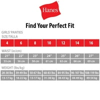 Hanes Girls Premium Active Sporty Strister Hipster hipster долна облека, гаќички