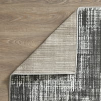 LOMAKNOTI AYSAL ATENTER 4 '6' сива апстрактна килим во затворен простор
