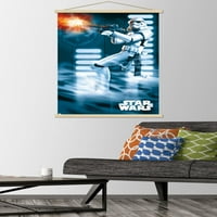 Војна на ѕвездите: Нова Надеж-Ѕиден Постер На Стормтрупер Со Дрвена Магнетна Рамка, 22.375 34