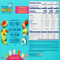 Хеладос Мексико со разновидност на мини -чоколадо натопи