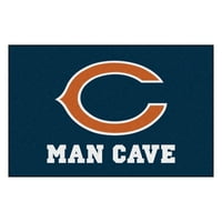 - Чикаго мечки Човек пештерски почетник килим 19 x30