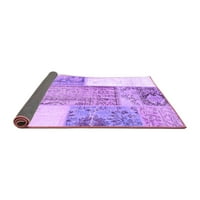 Ахгли Компанија Затворен Правоаголник Крпеница Виолетова Преодна Површина Килими, 5'8'