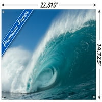 Сурфање-Тркалање Бран Ѕид Постер со Притискање, 14.725 22.375