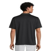Поло-кошула за вентилирани перформанси за машки и големи машки и големи мажи, големини S-5XL
