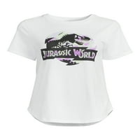 Графичка маица за лого на Parkенски Jurassic Park со кратки ракави