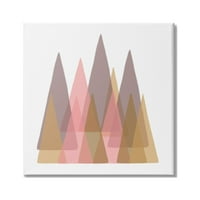Апстрактна геометриска геометриска шумска кафеава кафеава розова кафеава боја, 30), дизајн од Рееса Квалија