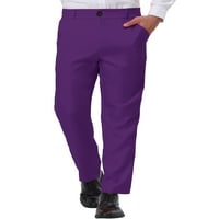 Единствени поволни цени за деловни панталони за мажи Класично вклопуваат панталони со рамен предни костуми