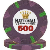 Национални покер серии на Полсон, покер чипови